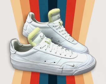 NIKE Drop Type PRM Premium CN6916-100 Triple White Sneaker, Mens Size 10.5 Never Worn