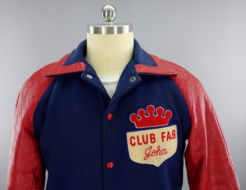 Original 1950s Vintage Car Club Jacket Club Fab Custom Made Etsy