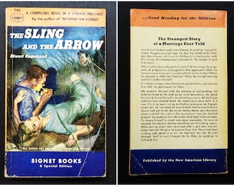 The Sling and the Arrow by Stuart Engstrand, Signet Book 786, 1st PB Printing 1950, 1950s Vintage Pulp Fiction Paperback Book