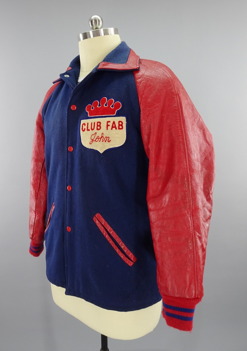 Original 1950s Vintage Car Club Jacket Club Fab Custom Made Etsy