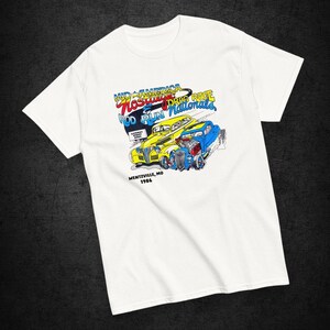 Mid America Raceway Wentzville MO Nostalgia Drags T Shirt Gateway Street Rods 1986