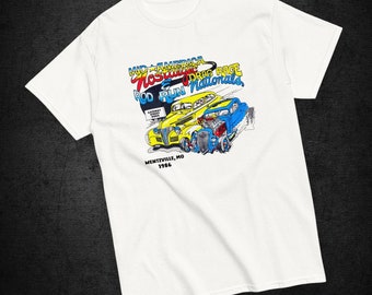 Mid America Raceway Wentzville MO Nostalgia Drags T Shirt Gateway Street Rods 1986