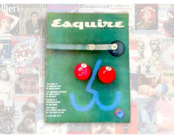 Esquire Magazine June 1959, 1950s Vintage Mens Lifestyle & Fashion Magazine, Complete