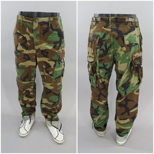 Mens Army Surplus Woodland Camo Cargo Pants Various Sizes - Etsy