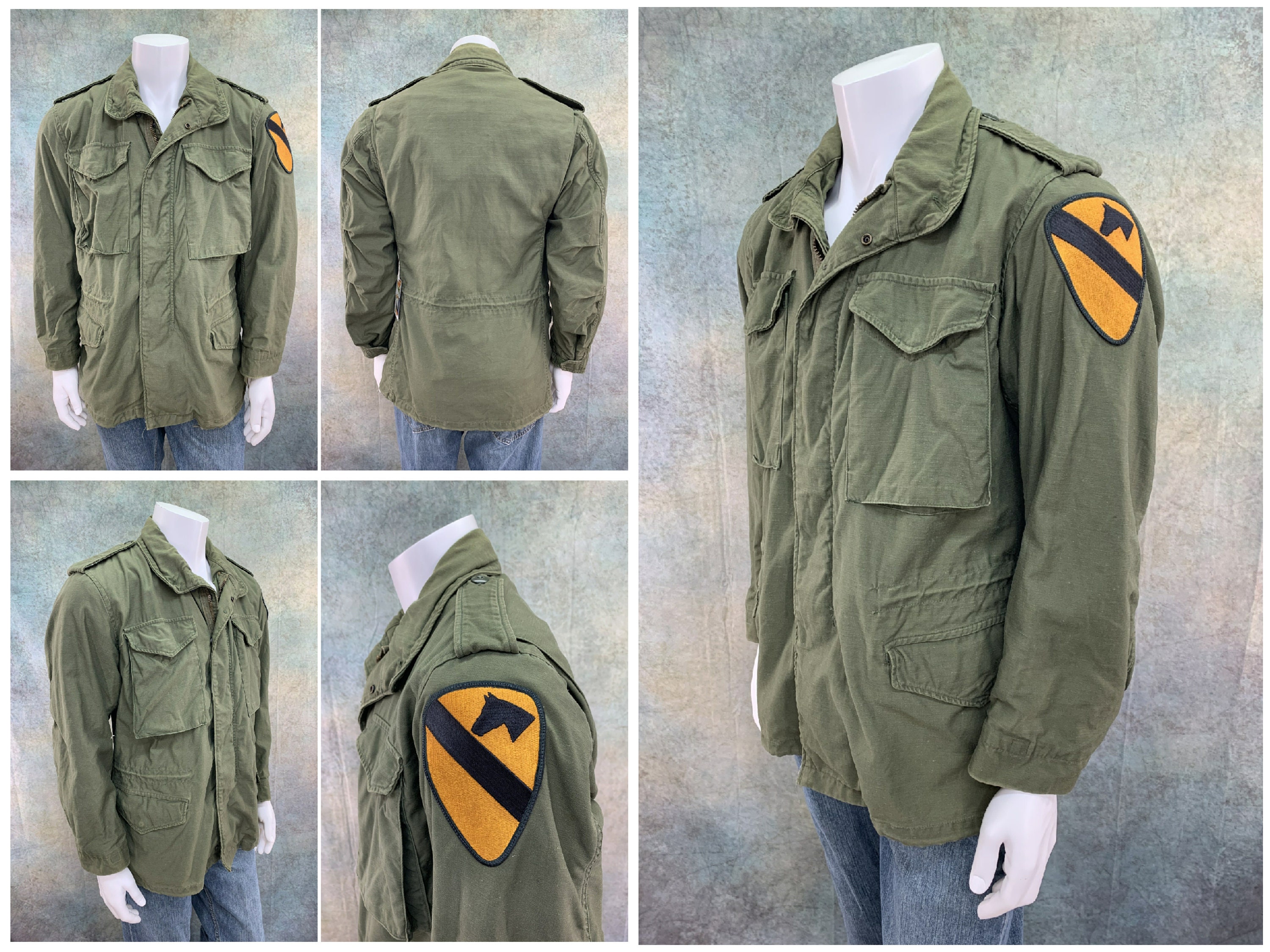 M Field Jacket With US Army 1st Cavalry Division Shoulder   Etsy