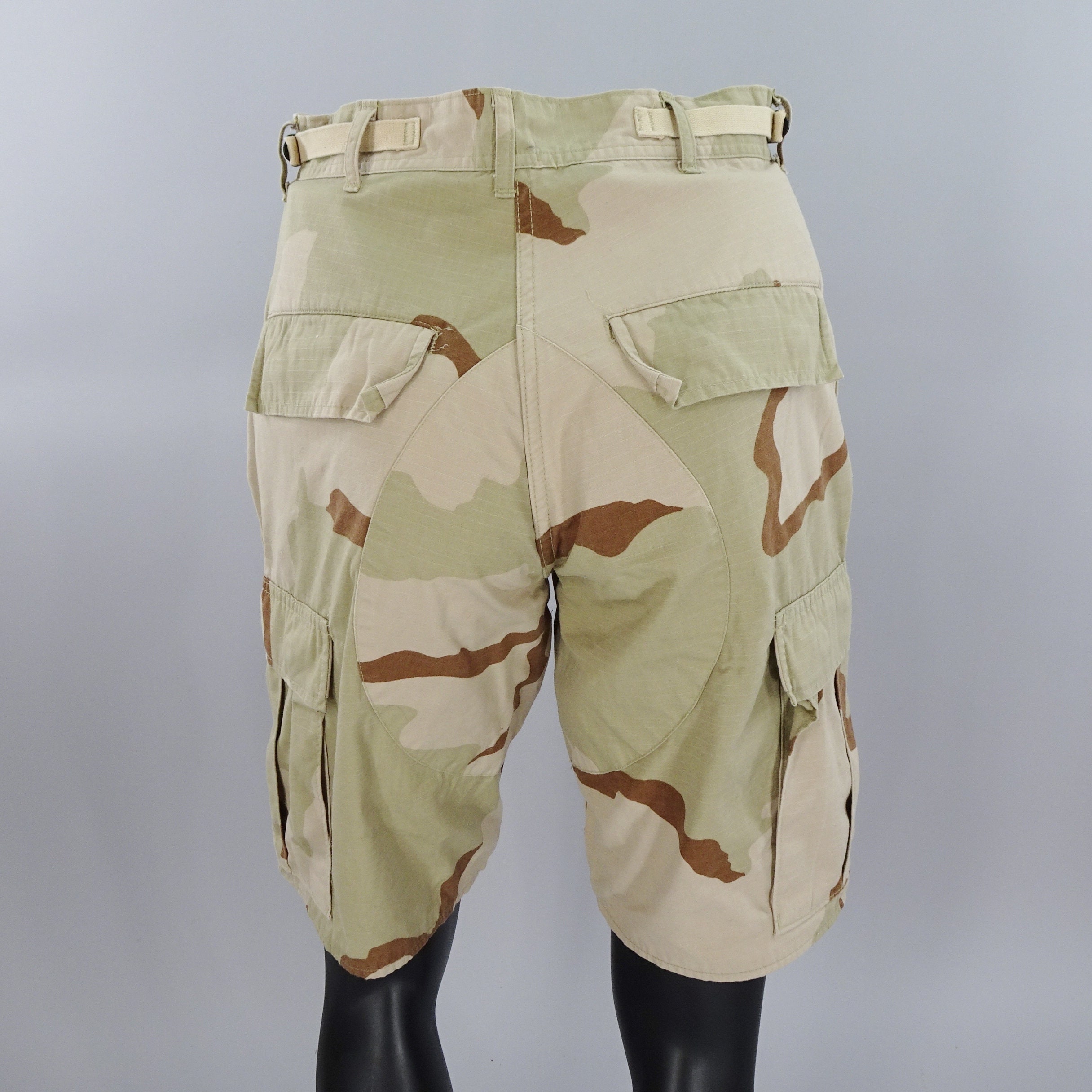 Mens Desert Camo Cargo Shorts US Army 