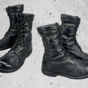 patent leather jump boots
