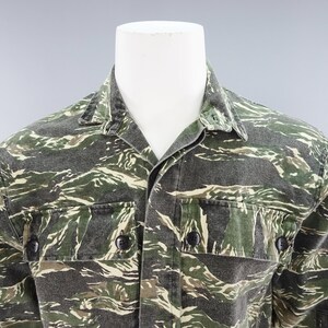 Vintage Tiger Stripe Camo Shirt Jacket Vietnam War Jungle | Etsy