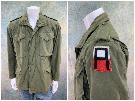 1980s Vintage Military Field Jacket US 