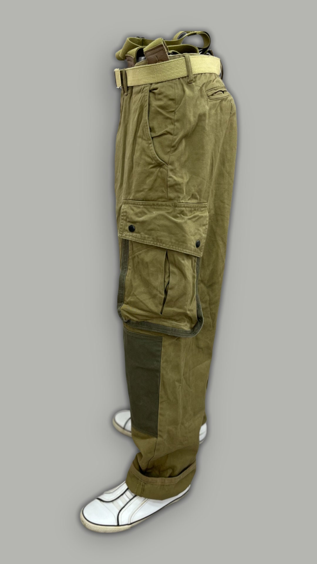 WW2 US M42 Paratrooper Cargo Pants Reproduction Baggy Loose Etsy
