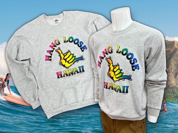1980s Hang Loose Hawaii Long Sleeve Casual Shirt … - image 2