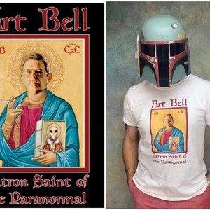 Art Bell Coast to Coast T Shirt Patron Saint of The Paranormal 1990's Vintage Late Night AM Talk Radio UFO Aliens Ghosts & Bigfoot Weirdness