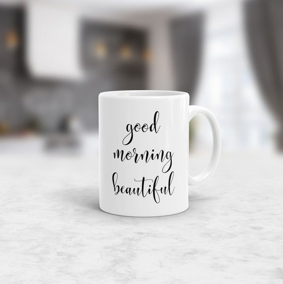 Buenos Dias Hermosa Taza Regalo Mujer Regalo Para Ella Etsy