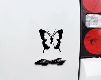 Borboleta - Adesivo de carro, adesivo de para-choque