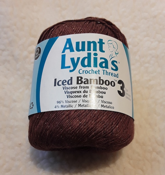 Aunt Lydia's Iced Bamboo Crochet Thread - Etsy
