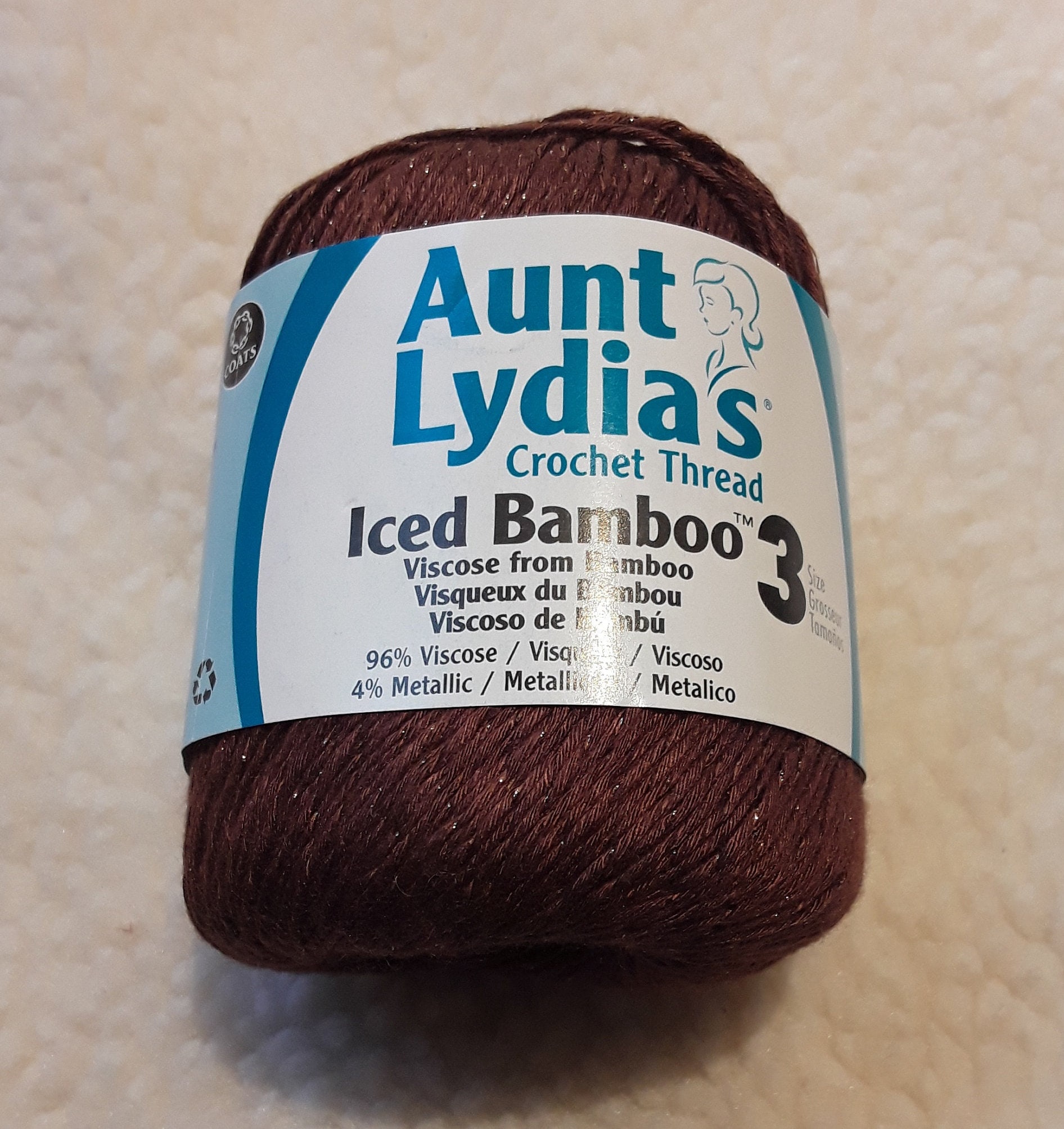 Aunt Lydia's Iced Bamboo Crochet Thread - Etsy