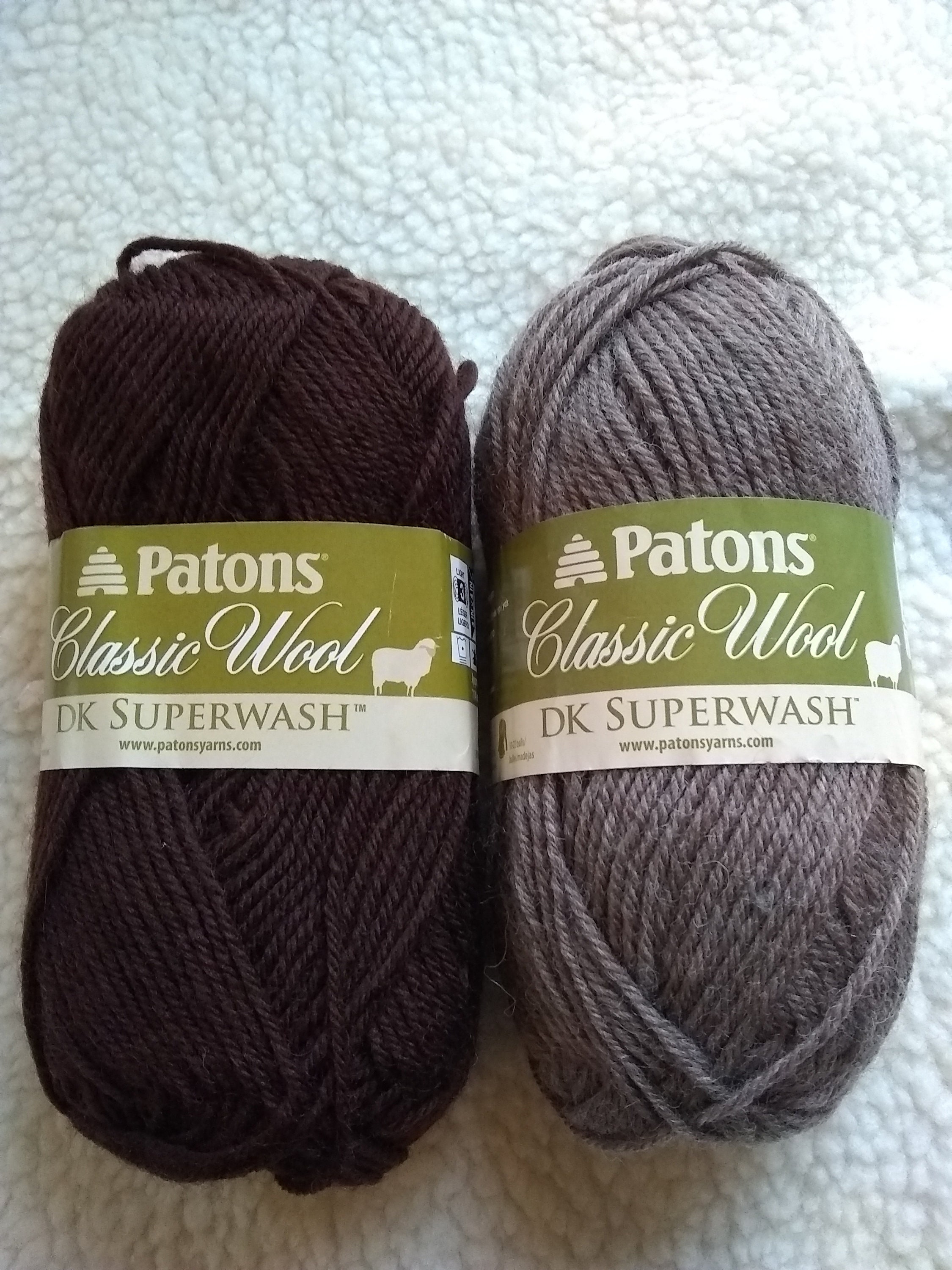 Patons Classic Wool Roving Yarn - Grey