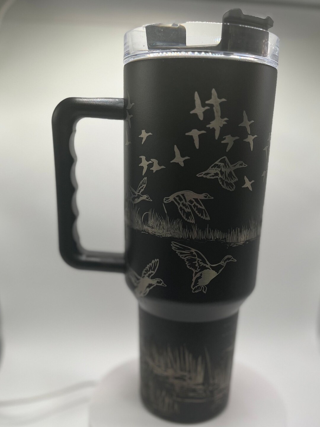Duck Pond Tumbler, Stanley Dupe 40oz Tumbler, Custom Engraving. Duck