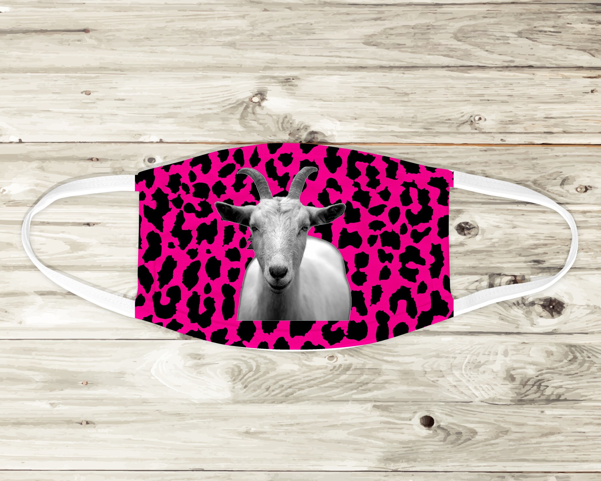 Show Goat Face Mask Dairy Goat Mask Boer Goat Face Covering Etsy