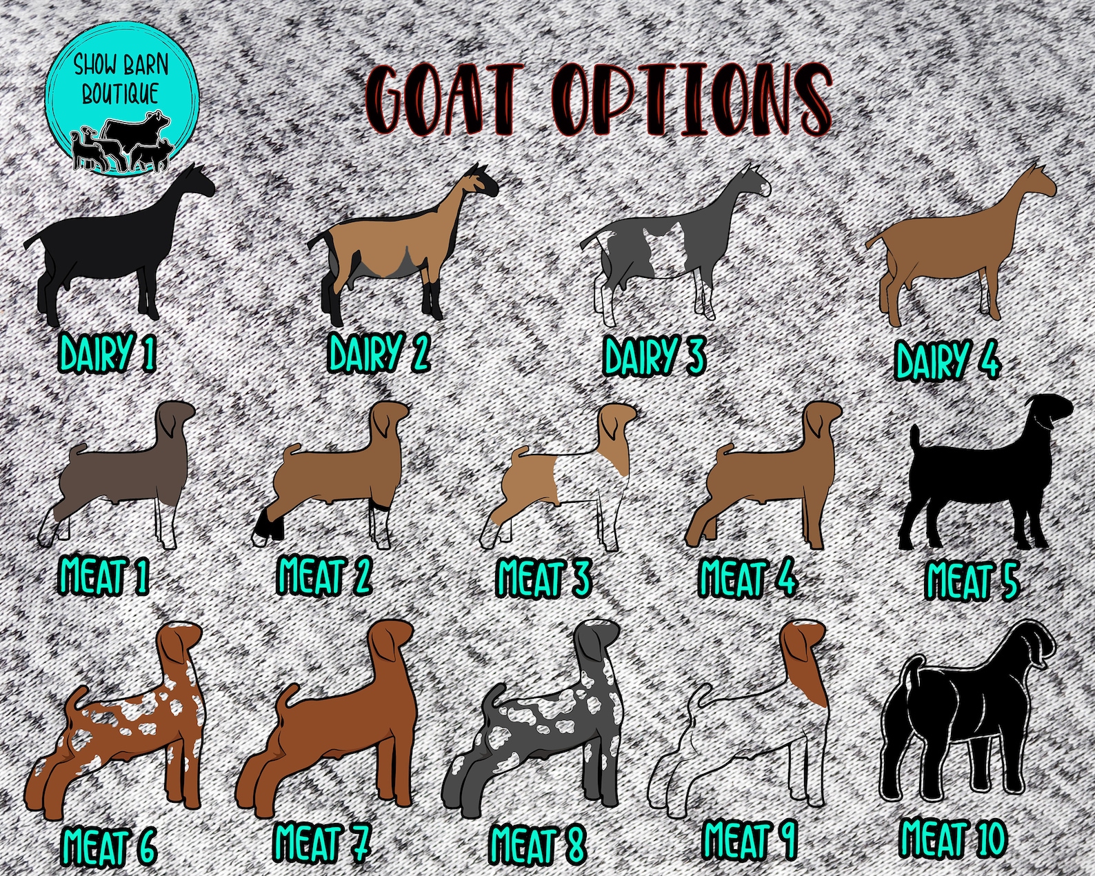 Show Goat Blanket Personalized Goat Blanket Show Dairy Goat Etsy