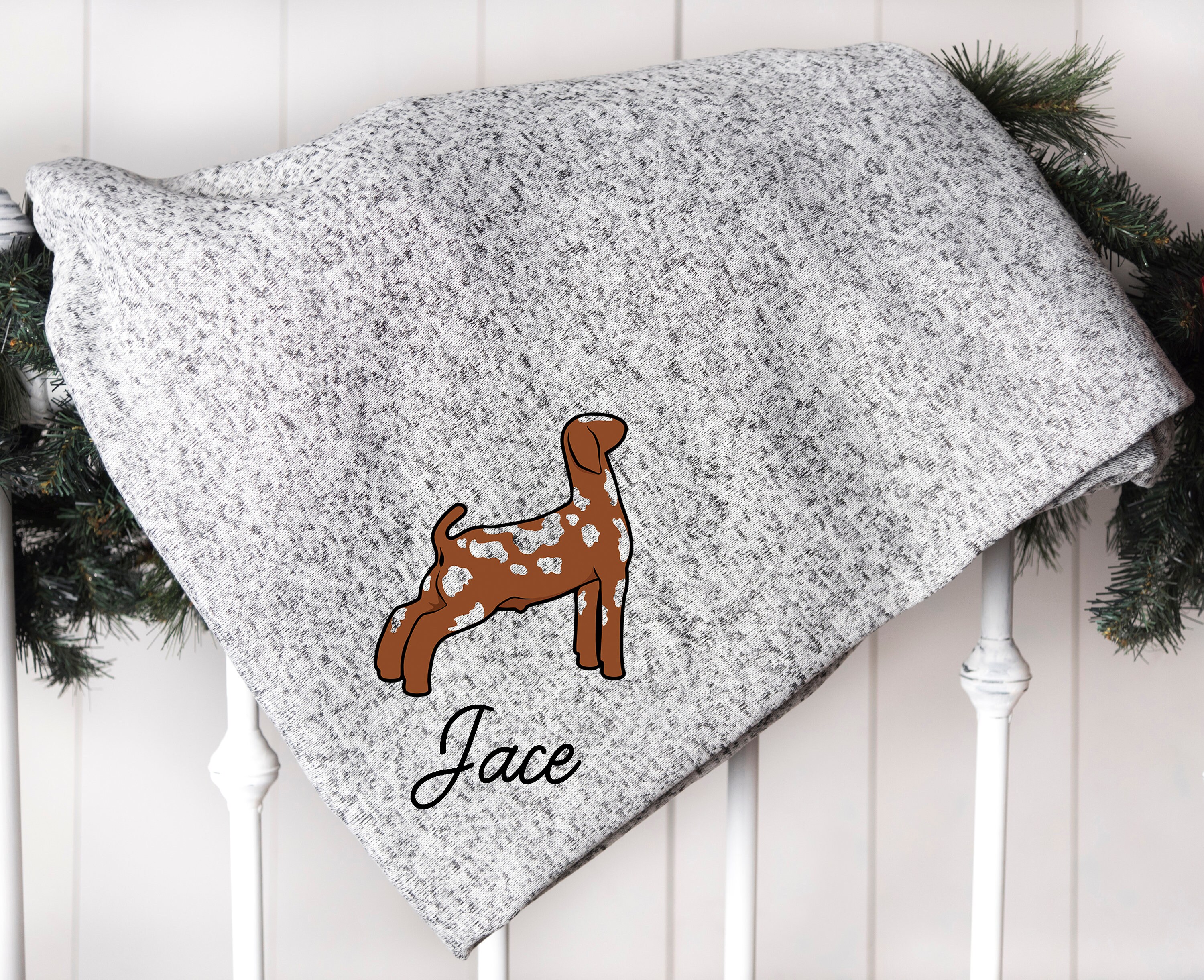 Show Goat Blanket Personalized Goat Blanket Show Dairy Goat Etsy