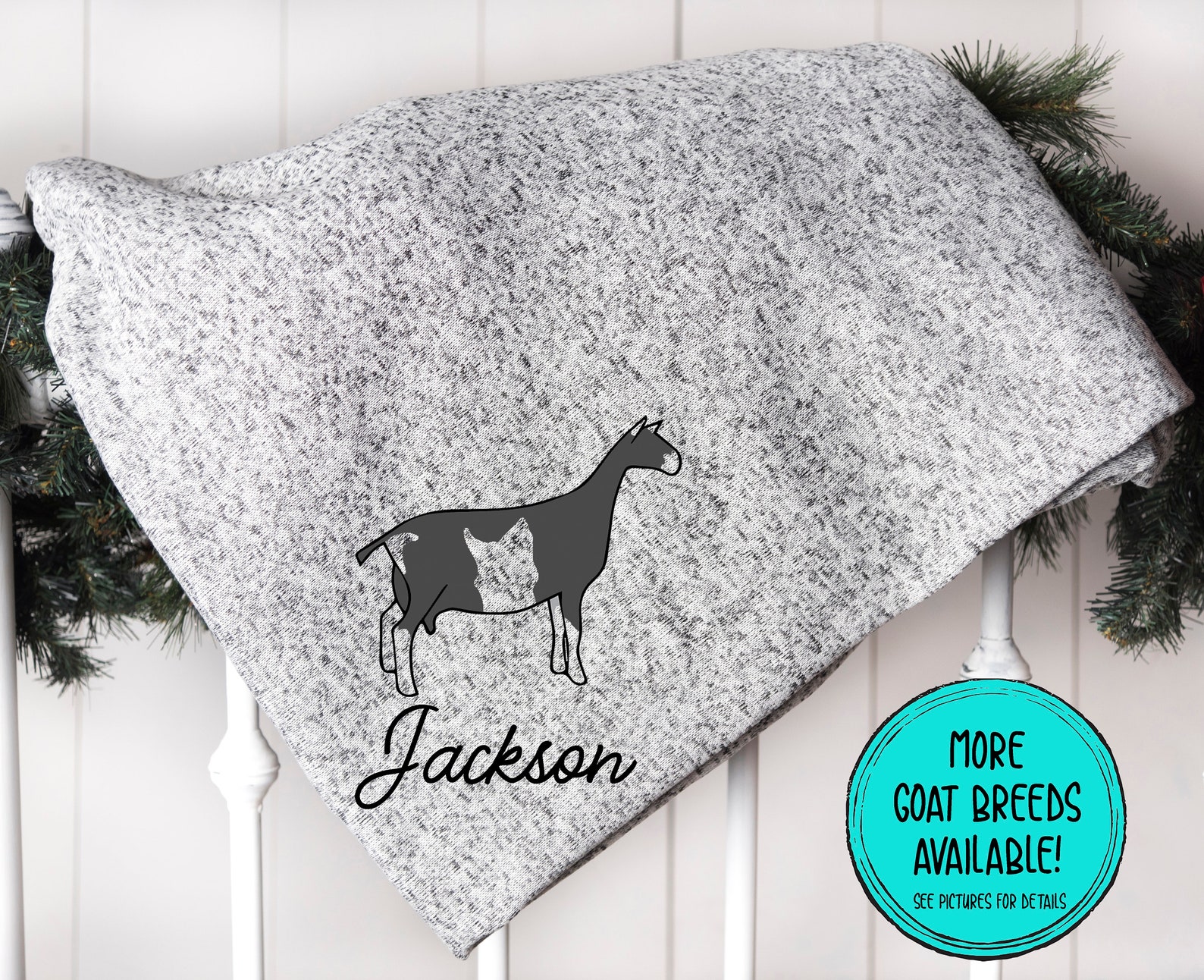 Show Goat Blanket Personalized Goat Blanket Show Dairy Goat Etsy