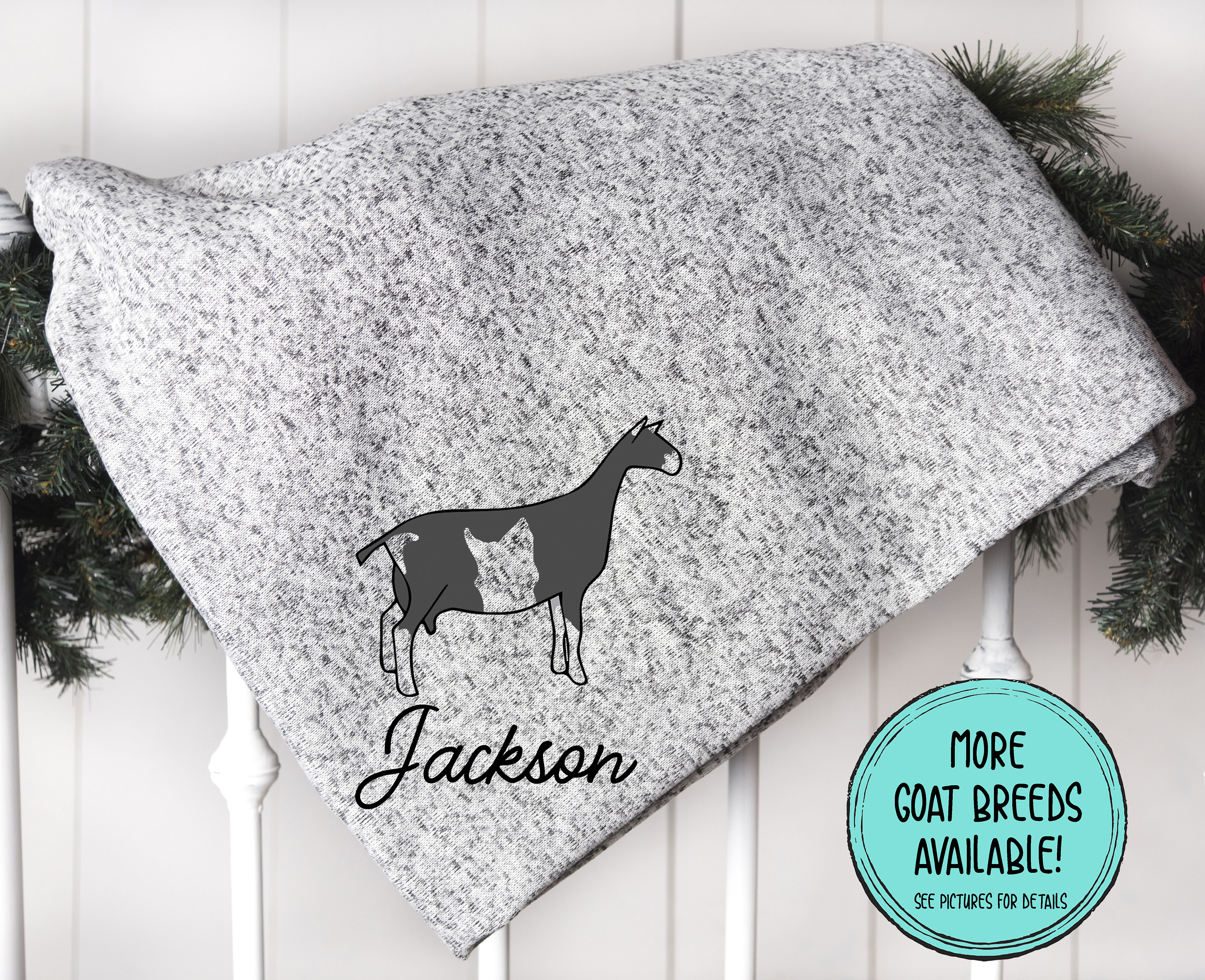 Show Goat Blanket Personalized Goat Blanket Show Dairy Goat Etsy
