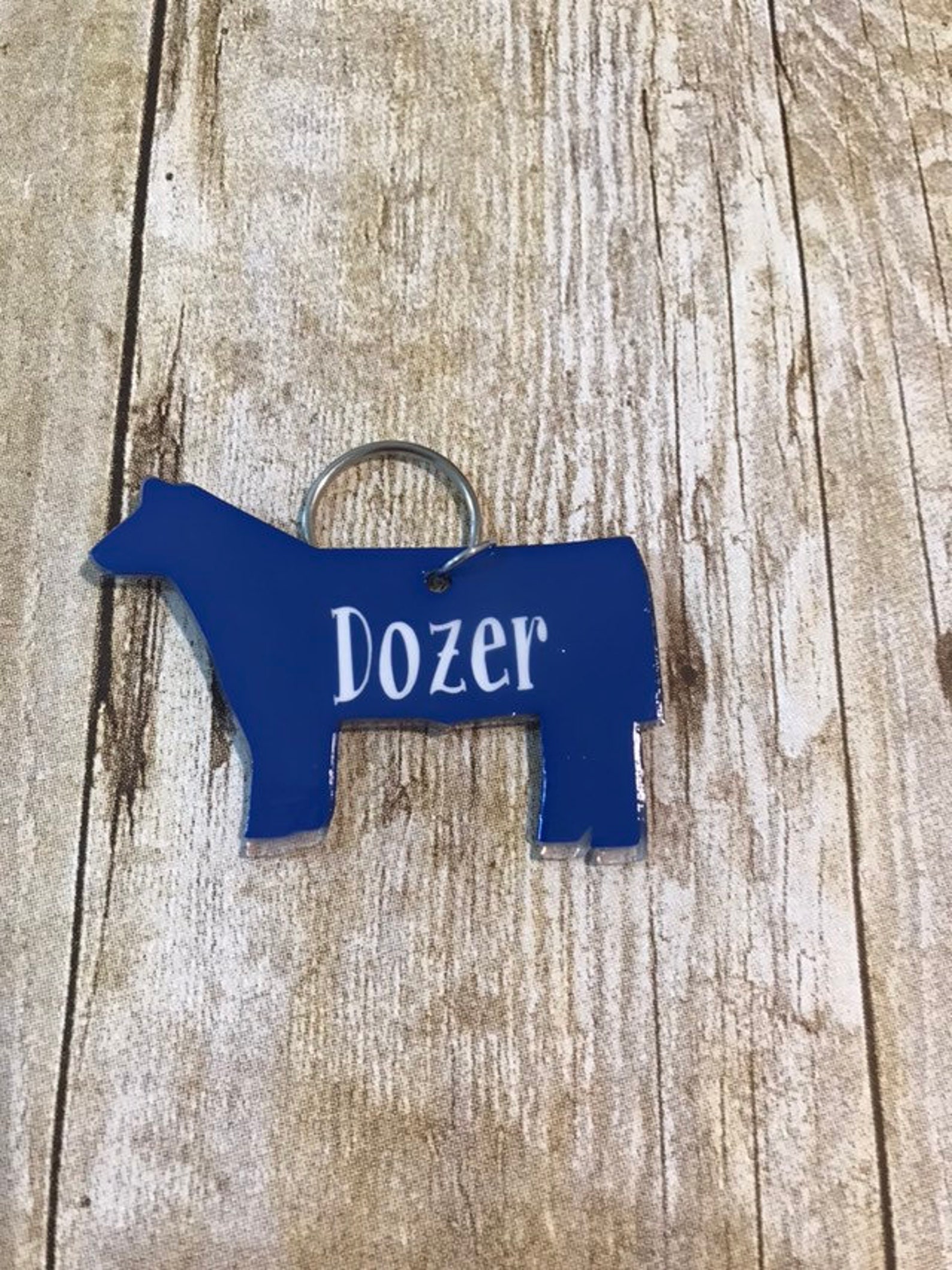 Show Steer Key Chain Show Cattle Gift for Advisor Etsy