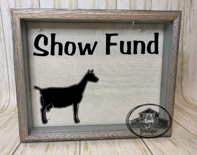 Show Dairy Goat, Goat Lover Gift, Show Fund Box, Nigerian Dwarf Goat, Goat  Doe, Livestock Show, Personalized Show Goat Christmas Shadow Box 
