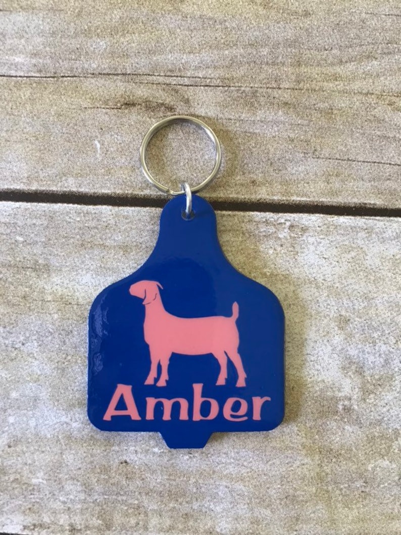 Show Goat Show Goat Keychain Goat Key Chain Boer Goat Boer Etsy