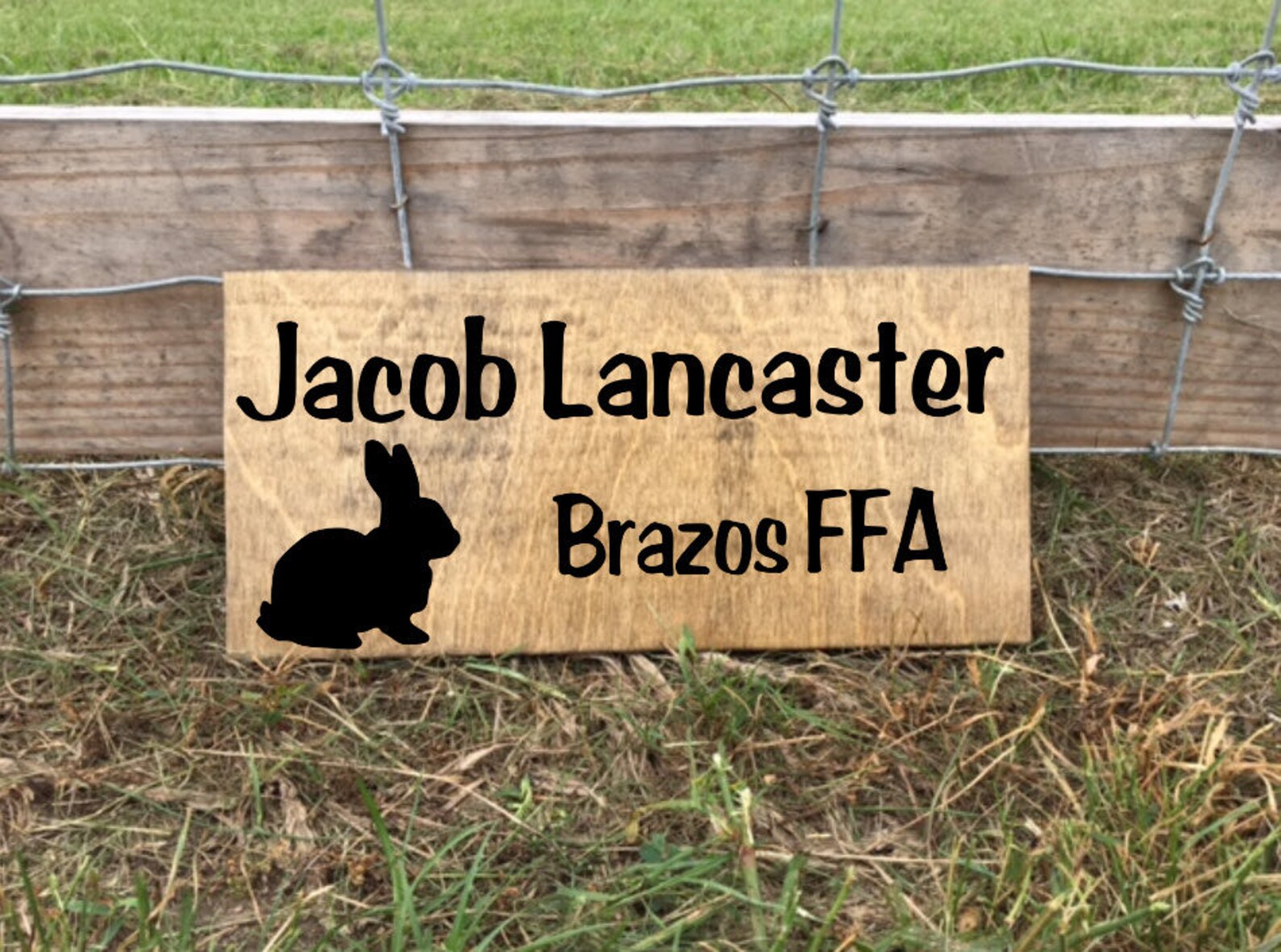 Show Rabbit Sign FFA Rabbit Show Rabbit Show Rabbit Sign Etsy