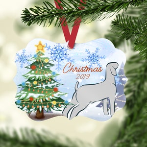 Show Goat Christmas Ornament, Personalized Goat Ornament, 4H, Show Boar, Livestock Show Ornament, Buyer Gift, Ag Teacher Gift, Goats