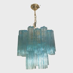 Murano Style Glass Chandelier
