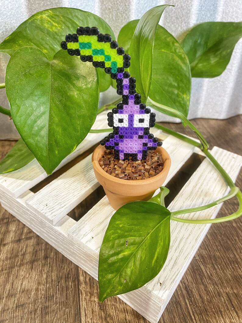 Pikmin Potted Plants Video Game Decor Desk Plant Game Etsy