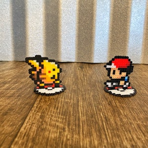 3D Pokemon Pikachu Character Video Game Decor Retro Gaming Bday Party Pokemon Perler Sprite Nintendo Gift 3D Video Game Character Both