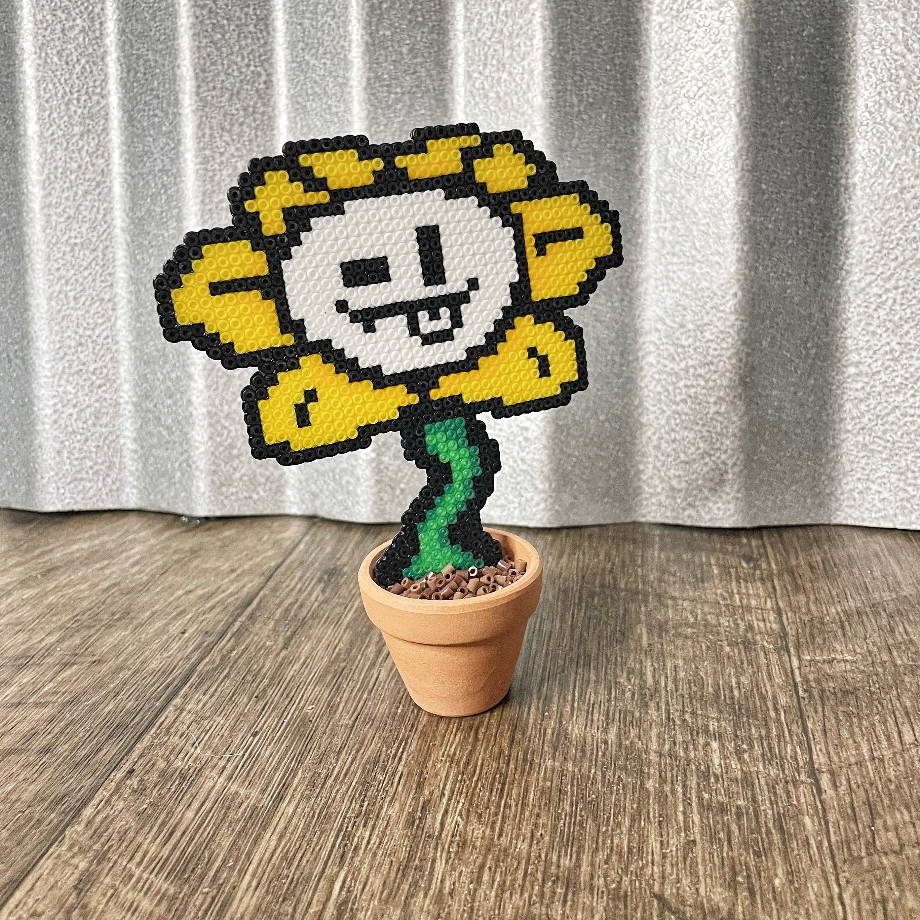 Felted Happy Flowey Flower