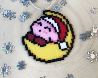 Cute Kirby Sleeping Christmas Ornament | Kirby’s Adventure Vide Gamer Gift, Xmas gift for boys and girls, Nintendo Themed Game Room Man Cave