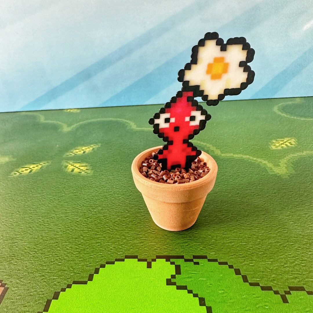 Pikmin Potted Plants Video Game Decor Desk Plant Game Room Decor Super