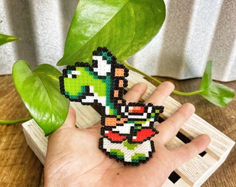 Personaje de Super Mario World de Yoshi / Decoración de videojuegos / Juegos retro / Juego de arcade / Decoración de fiesta de Mario / Regalos de cumpleaños nerd para jugadores