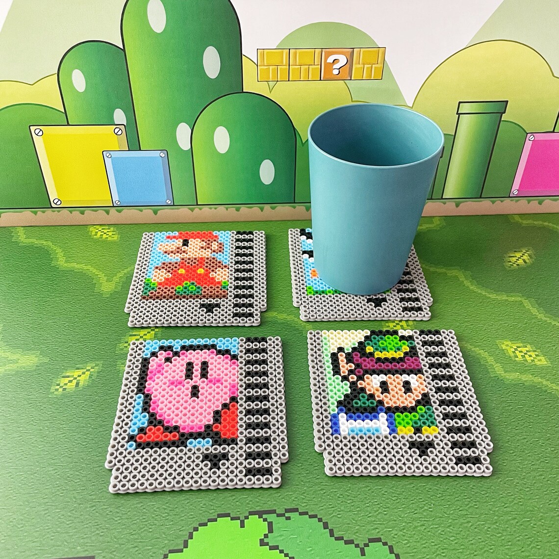 Retro Video Game Coaster Set Nintendo Gamer Gift NES Etsy