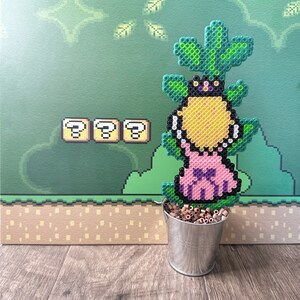 Large Climbing Princess Peach Toy | Video game decor | Desk Plant | Game Room Decor | Boys Birthday Gift | Pixel Plant | Mario Plumber Gift