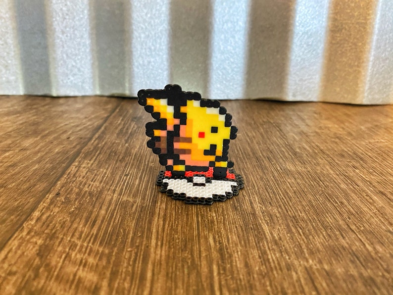 3D Pokemon Pikachu Character Video Game Decor Retro Gaming Bday Party Pokemon Perler Sprite Nintendo Gift 3D Video Game Character Pikachu Only