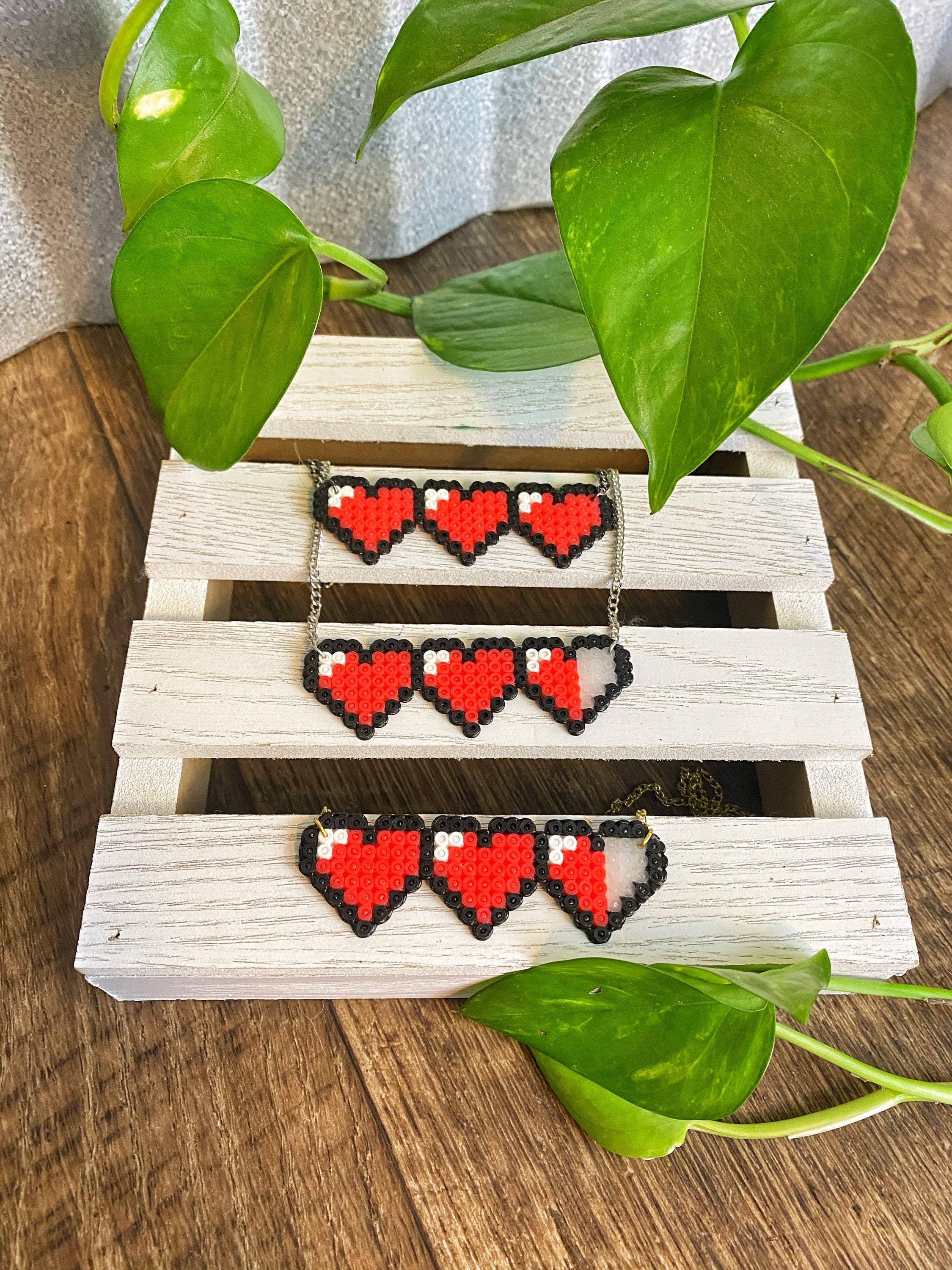 Zelda Heart Containers Pixel