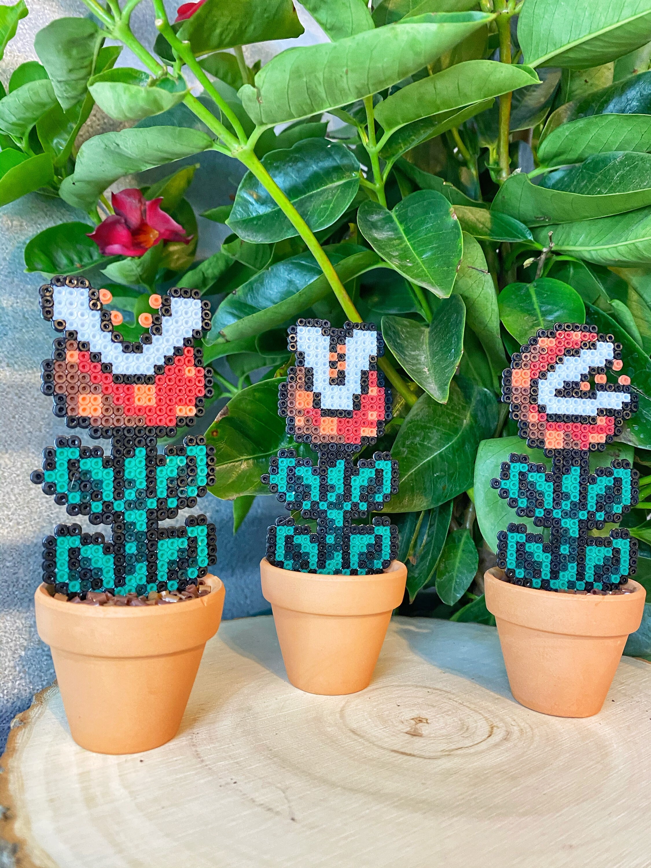 Venus Fire Trap Mario Plants | Video Game Decor | Desk Plant
