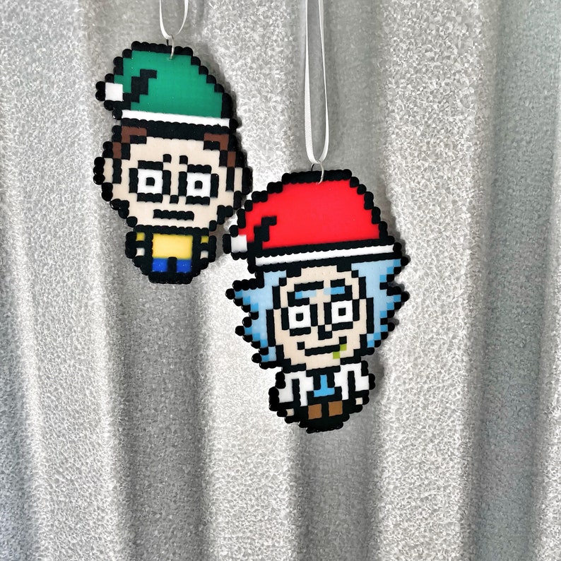 Rick and Morty Christmas Decorations Nerdy Tree Ornaments - Etsy