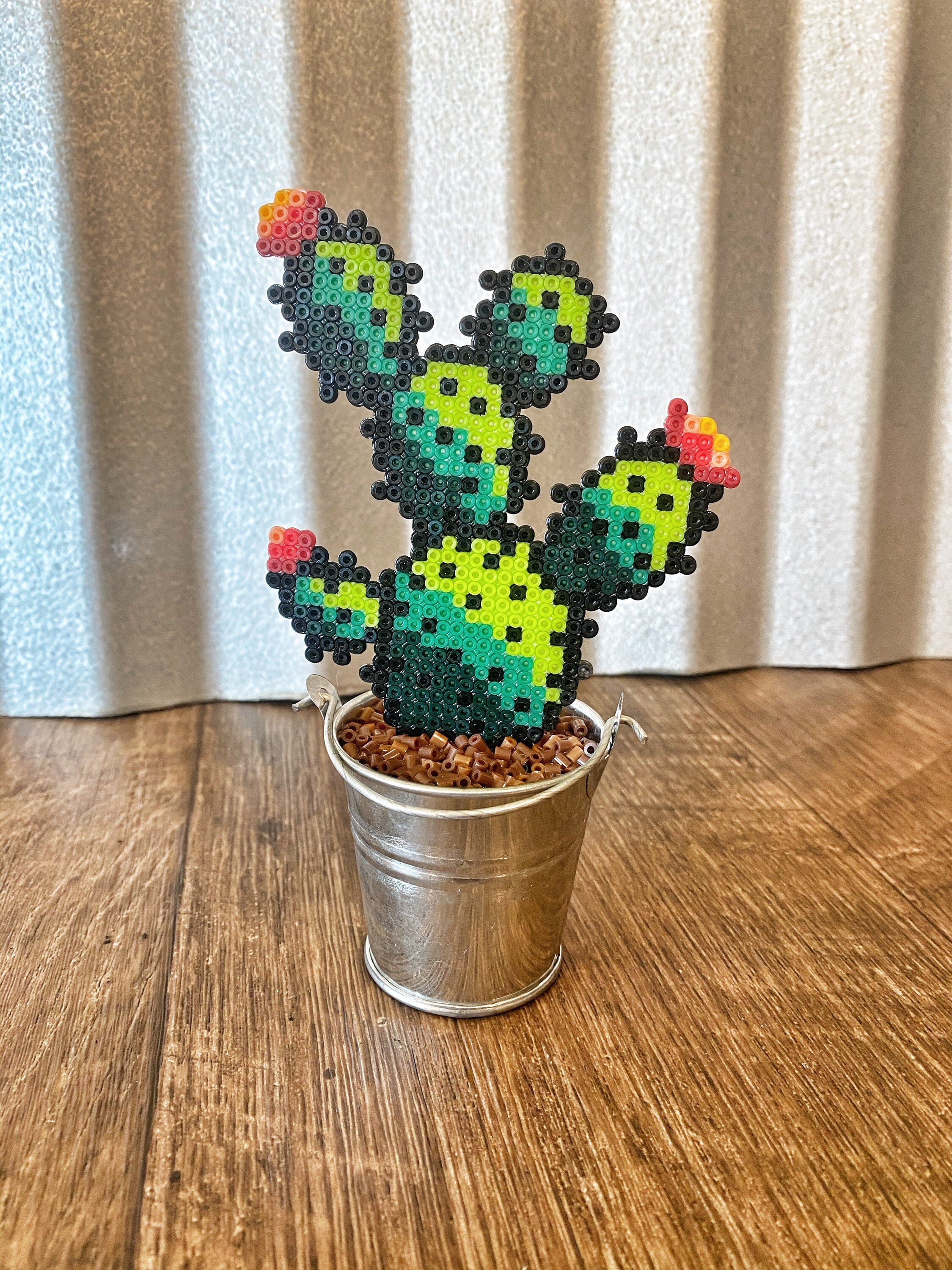 Plants Vs Zombies Figure PVZ Hama Beads Cactus Coconut 