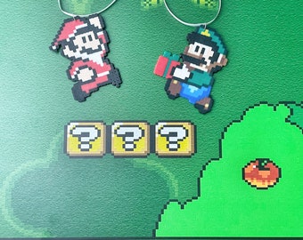 Mario And Luigi Video Game Christmas Decorations | Retro Super Mario Bros Video Game Nintendo Toys and Games for teens, Xmas Gift For Kids