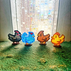 Stardew Valley Coop Animal Video Game Toy | Nintendo Video Game Decor | Fun Gaming Merch | Stardew Valley Chicken Figurine | Cute Gamer Gift