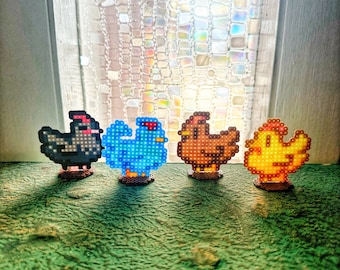 Juguete de videojuego Stardew Valley: Gallinero / Decoración de videojuegos de Nintendo / Merchandising divertido para gamers / Figura de gallina de Stardew Valley / Lindo regalo para gamers