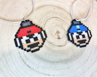 Mega Man Video Game Christmas Ornament or Decorative Hang Tag | Mega Man Gift Xmas for boys | Gamer Gift, boys bday gift, car mirror hang